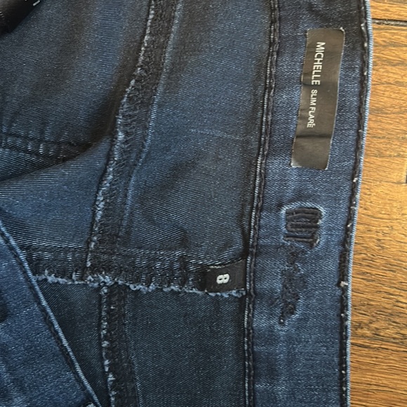 KUT denim, indigo color, boot cut, zipper fly. 32’’ inseam. Size 8. - Picture 5 of 5